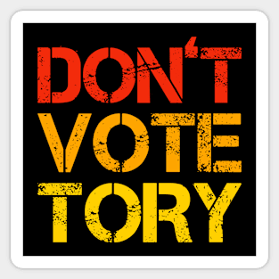 Don't Vote Tory Sticker